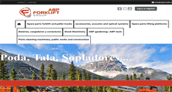 Desktop Screenshot of abpforklift.com